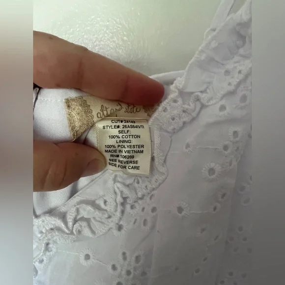 Altar’d State White Eyelet Sundress NWT - Picture 4 of 4